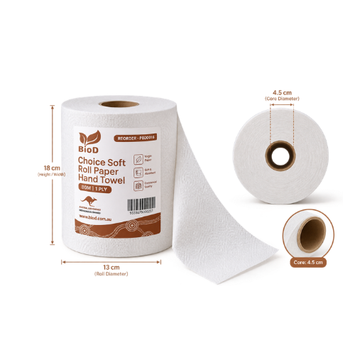 CHOICE SOFT ROLL PAPER HAND TOWEL 80M X 16