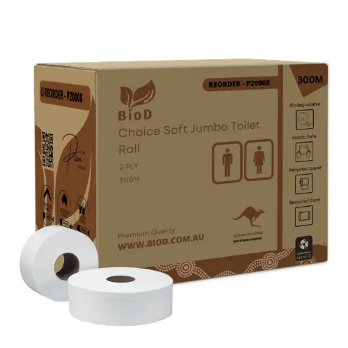 [P20008] CHOICE SOFT JUMBO TOILET 300M X 8