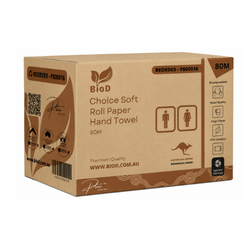 [P800016] CHOICE SOFT ROLL PAPER HAND TOWEL 80M X 16